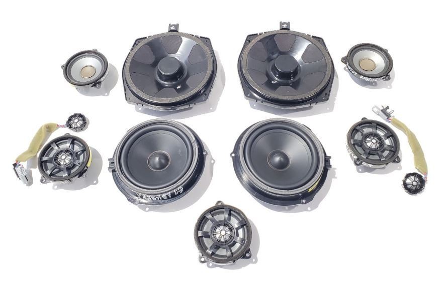 the car speakers the fake engine sound is played through